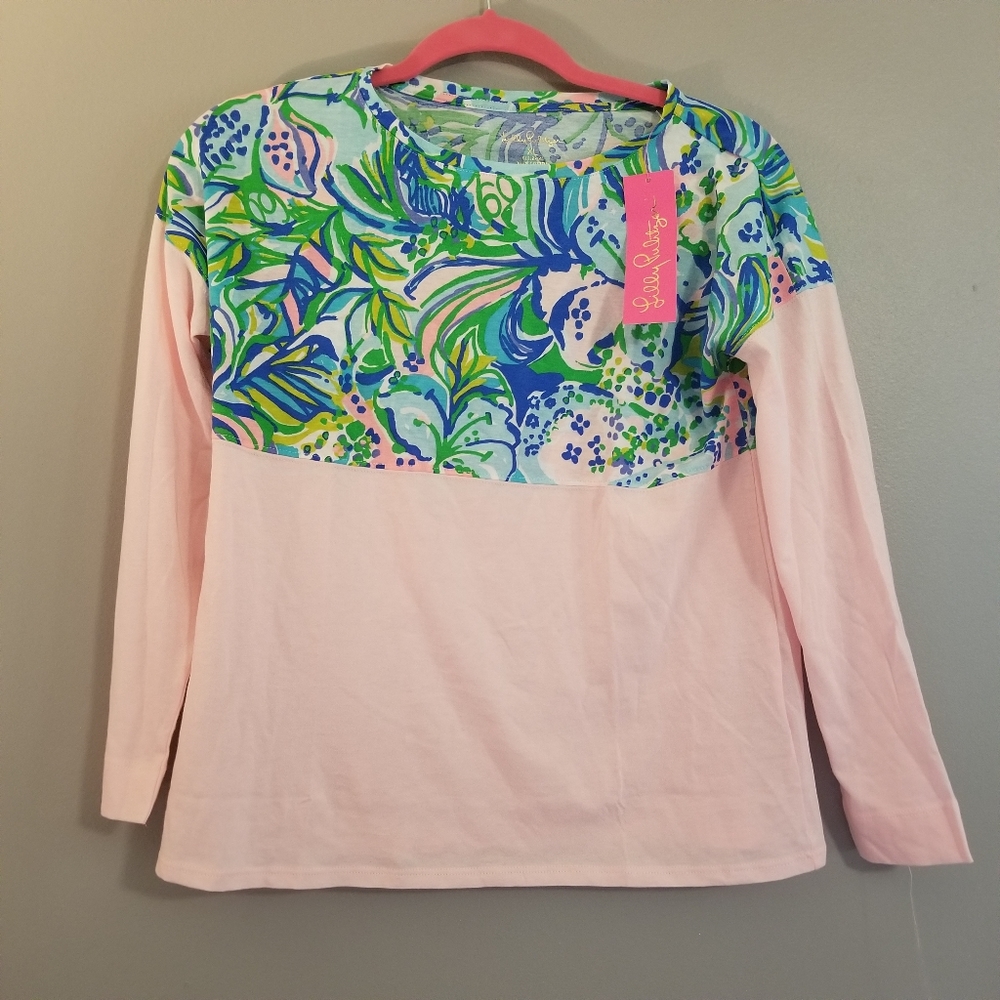 Lilly Pulitzer Mini Finn Tee in Feline Good - Picture 3 of 5